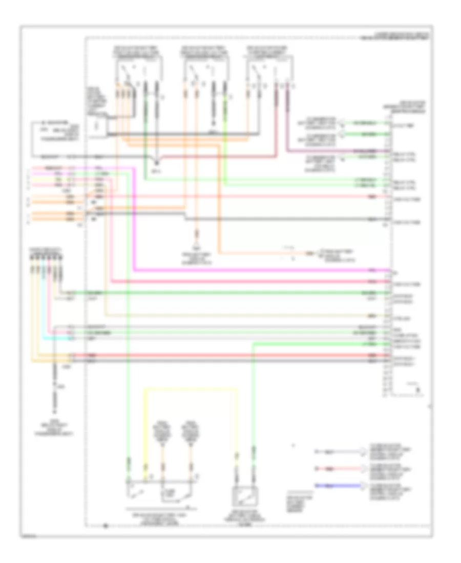 6.0L VIN J, Hybrid System Wiring Diagram (4 of 5) for GMC Sierra 2500 HD 2012