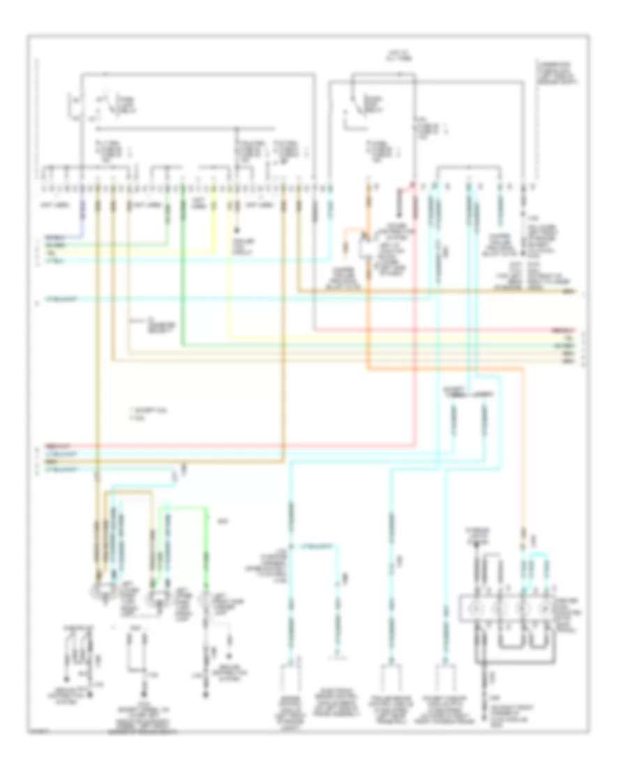 Exterior Lamps Wiring Diagram (2 of 3) for GMC Sierra 2500 HD 2012
