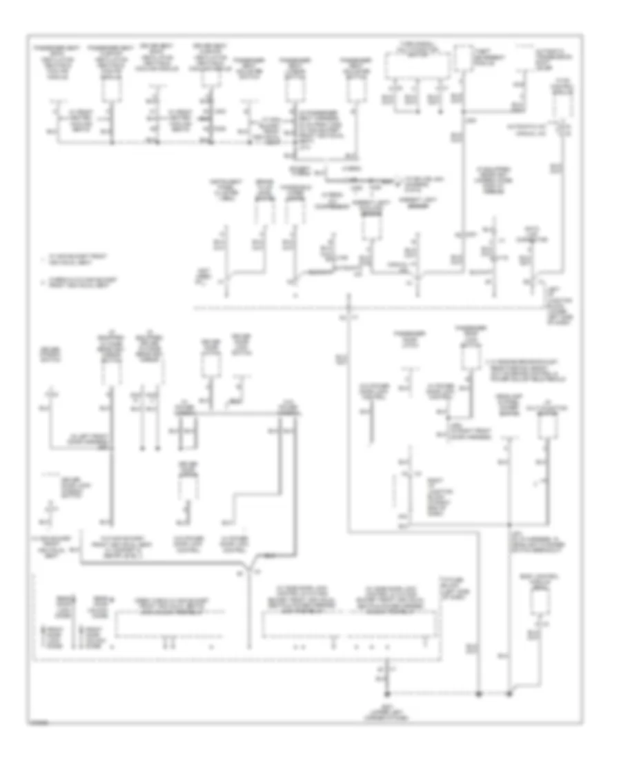 Ground Distribution Wiring Diagram (4 of 6) for GMC Sierra 2500 HD 2012