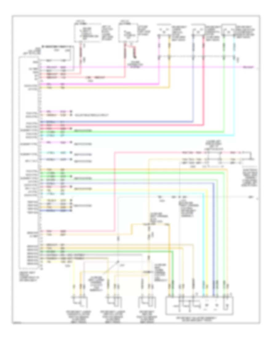 Drivers Memory Seat Wiring Diagram (1 of 2) for GMC Sierra 2500 HD 2012