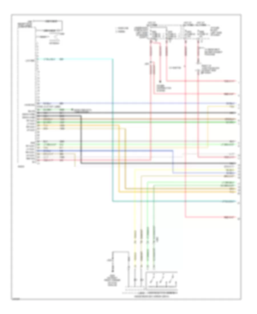 Navigation Wiring Diagram, with UYS, Y91  UQA (1 of 5) for GMC Sierra 2500 HD 2012
