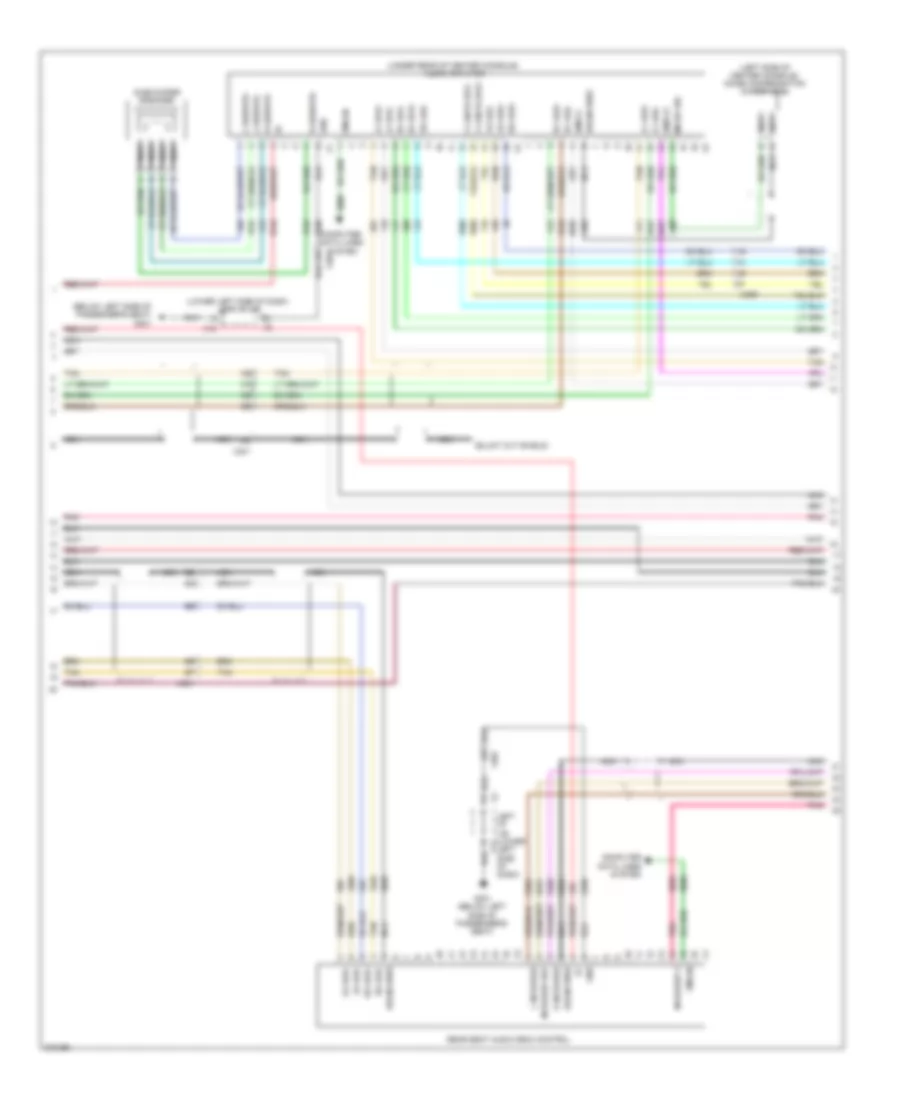 Navigation Wiring Diagram, with UYS, Y91  UQA (3 of 5) for GMC Sierra 2500 HD 2012
