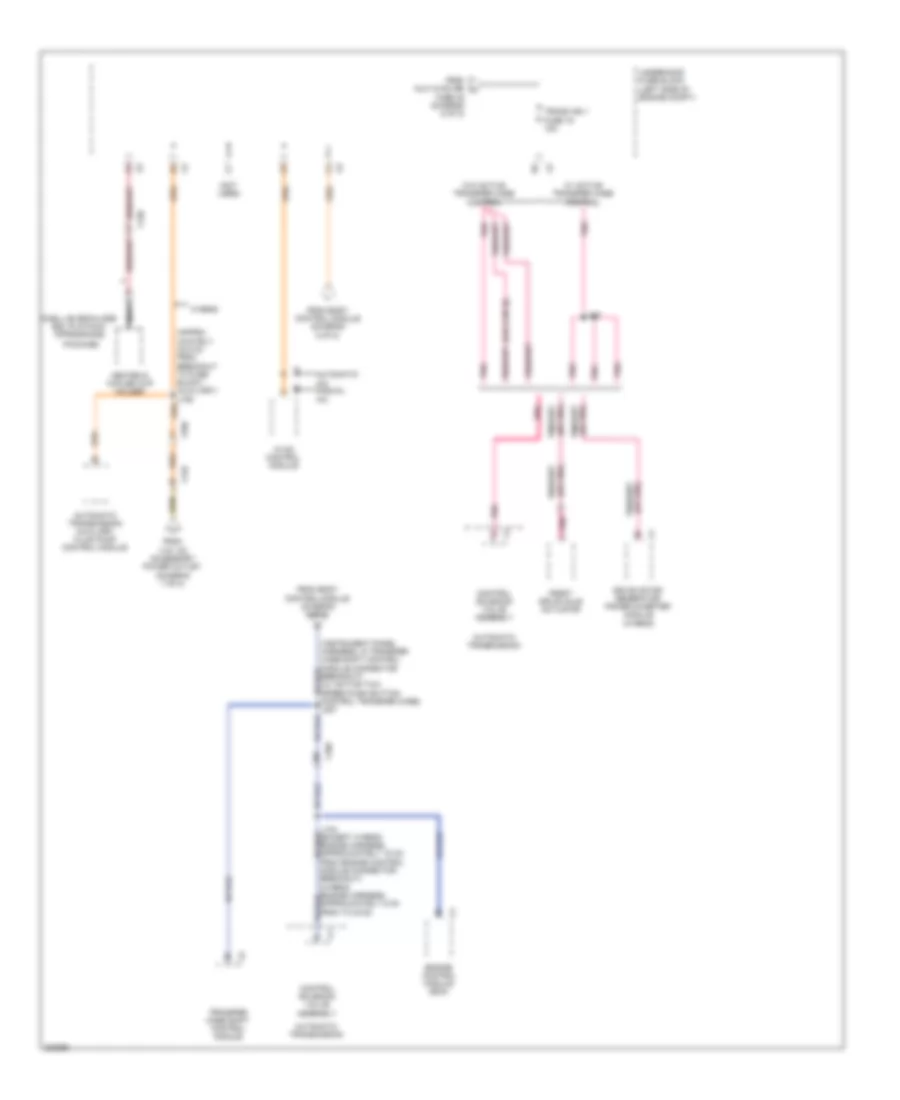 Power Distribution Wiring Diagram (8 of 8) for GMC Yukon XL C1500 2011