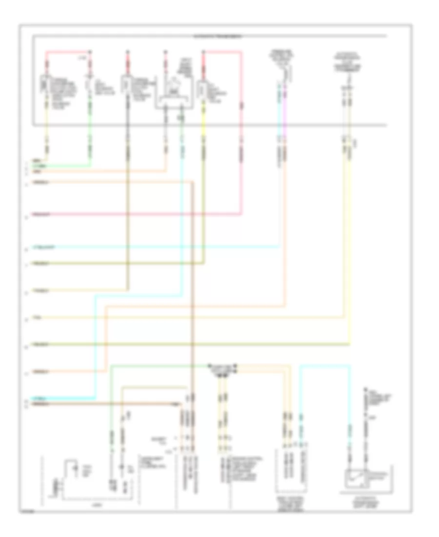 4.3L VIN X, AT Wiring Diagram (2 of 2) for GMC Sierra 2500 HD 2012
