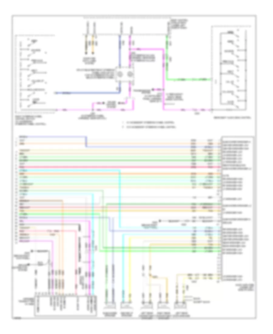 Navigation Wiring Diagram (3 of 3) for GMC Acadia SLE 2013