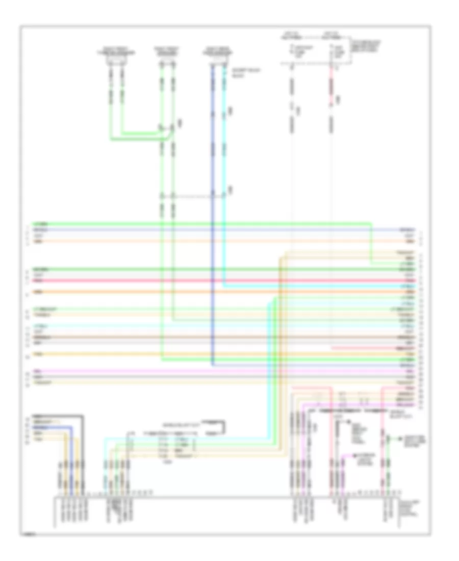 Radio Wiring Diagram, Premium (2 of 3) for GMC Acadia SLE 2013
