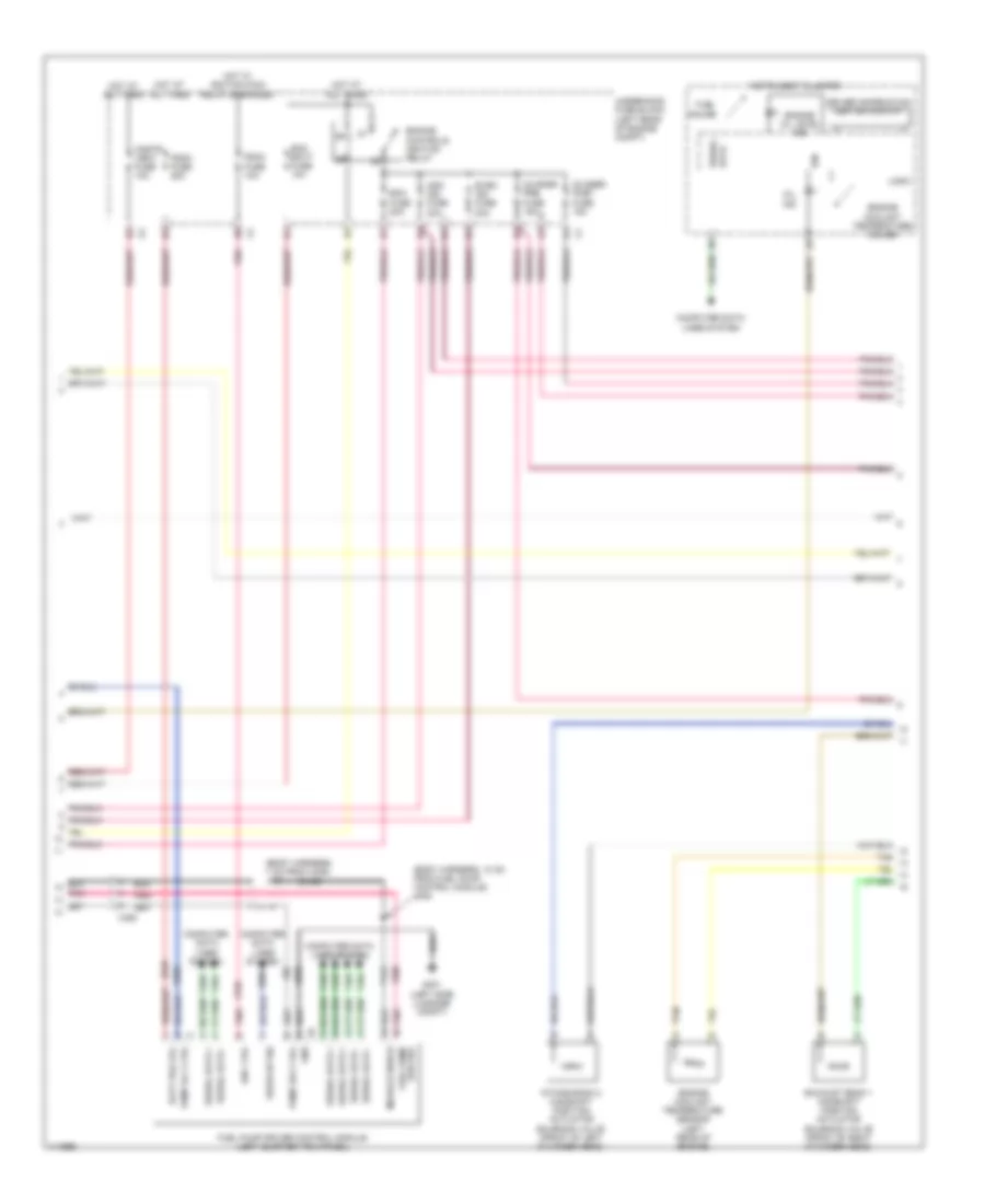 3.6L VIN 3, Engine Performance Wiring Diagram (2 of 5) for GMC Terrain Denali 2014