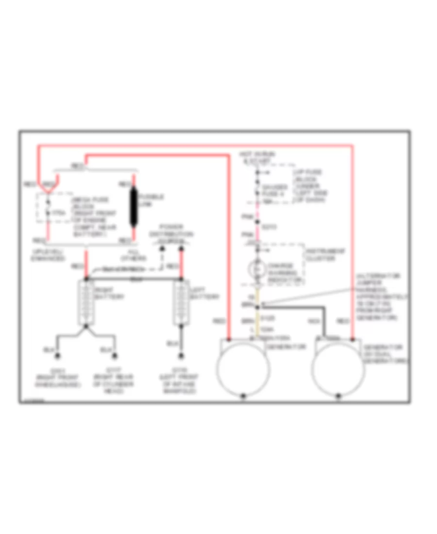 6 5L VIN F Charging Wiring Diagram for GMC CHD 2000 3500
