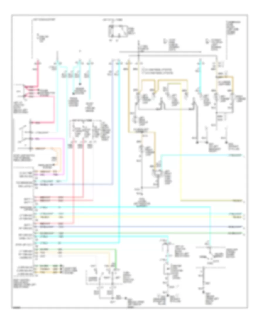 Exterior Lamps Wiring Diagram 1 of 2 for GMC Yukon 2007