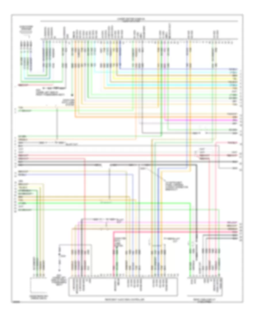 Navigation Wiring Diagram, with Y91  with UQS (2 of 3) for GMC Yukon 2007