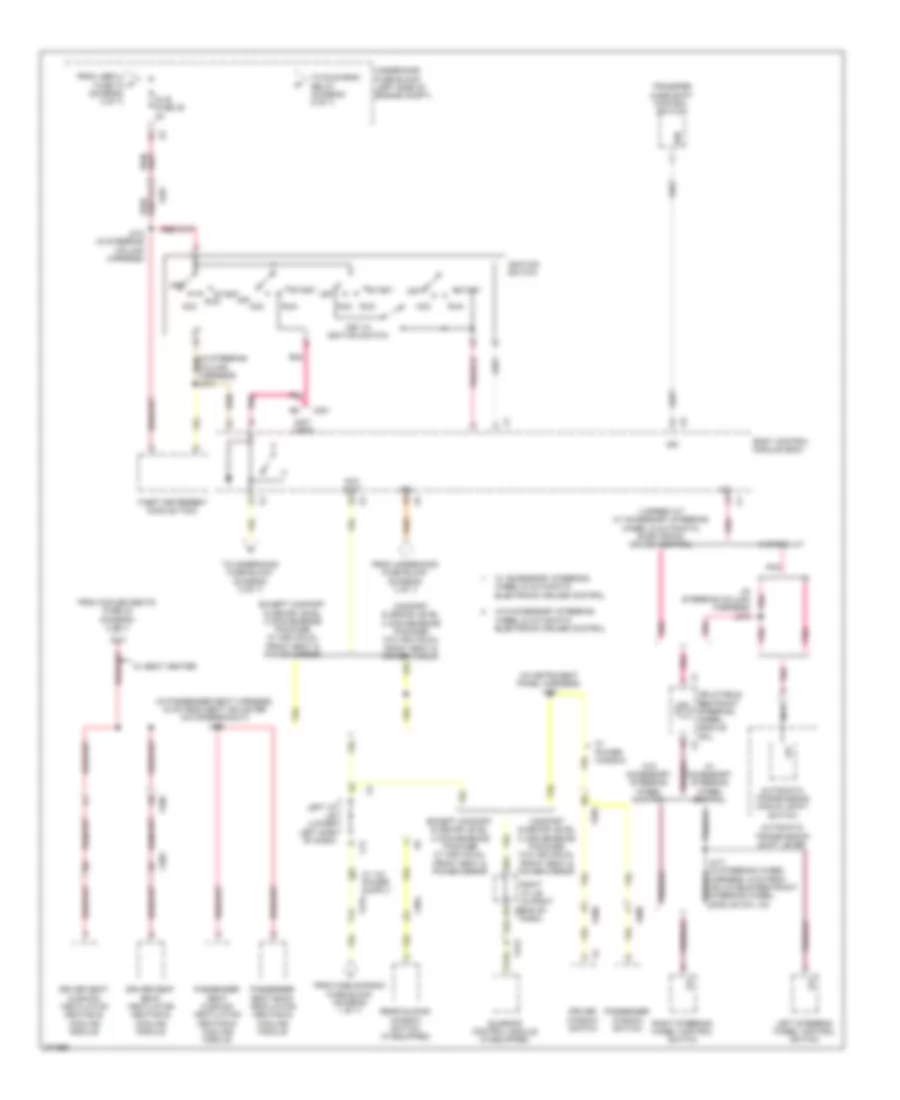 Power Distribution Wiring Diagram (4 of 7) for GMC Sierra 3500 HD 2012