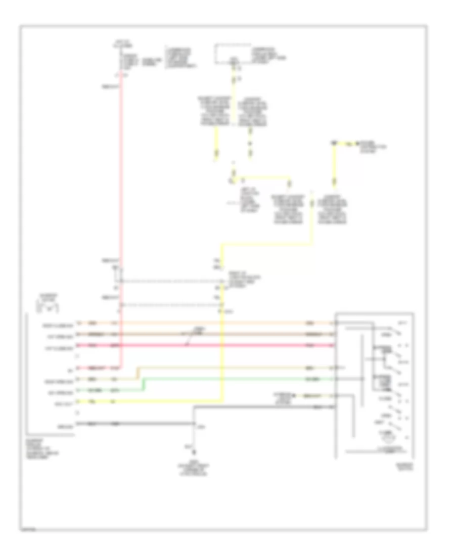 Power Top Sunroof Wiring Diagram for GMC Sierra HD 2012 3500