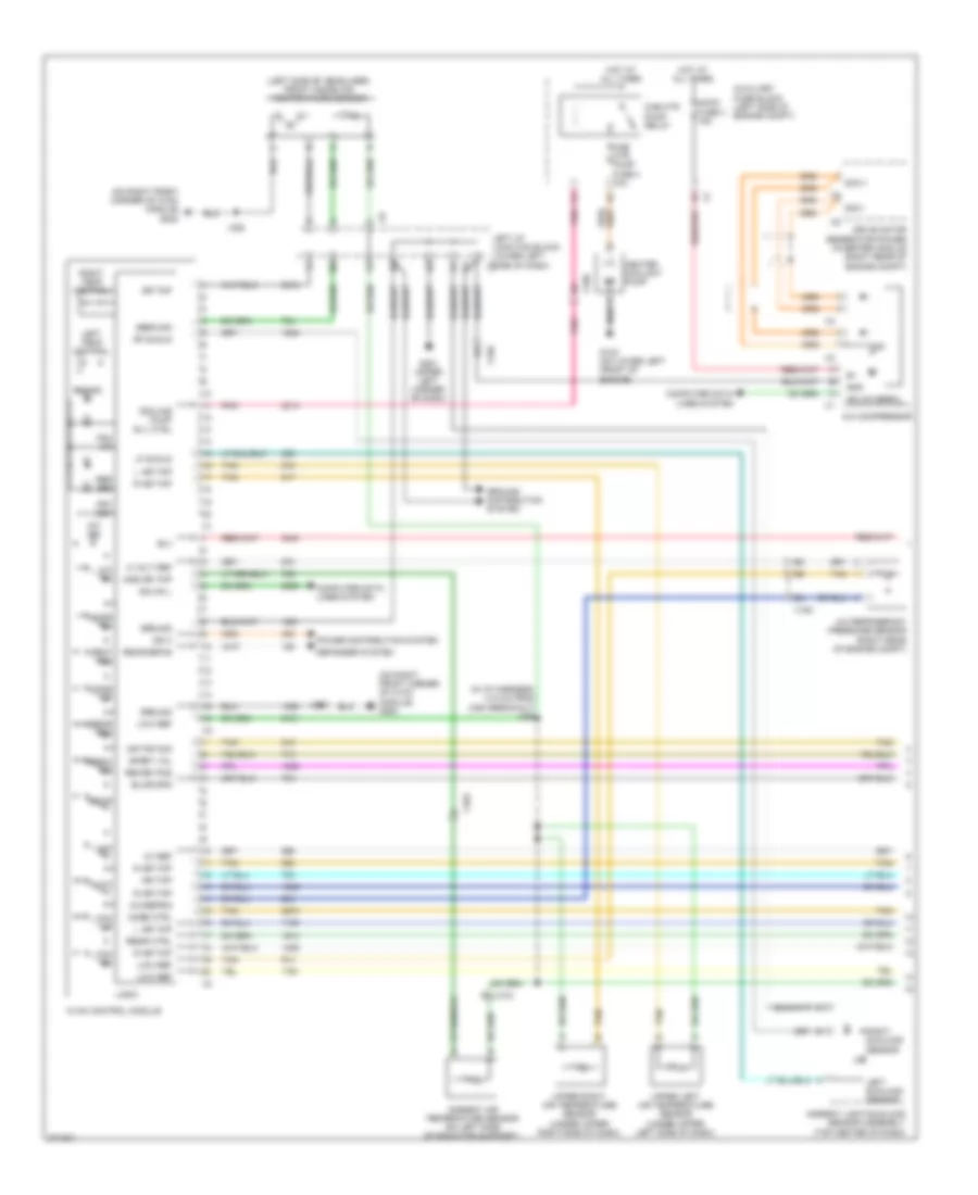 Automatic AC Wiring Diagram, Hybrid (1 of 3) for GMC Sierra 3500 HD 2012
