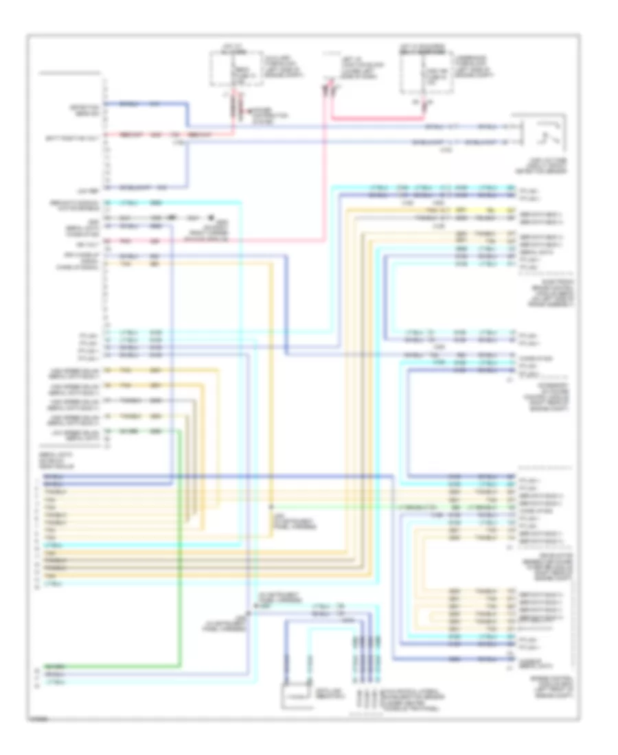 Computer Data Lines Wiring Diagram, Hybrid (3 of 3) for GMC Sierra 3500 HD 2012