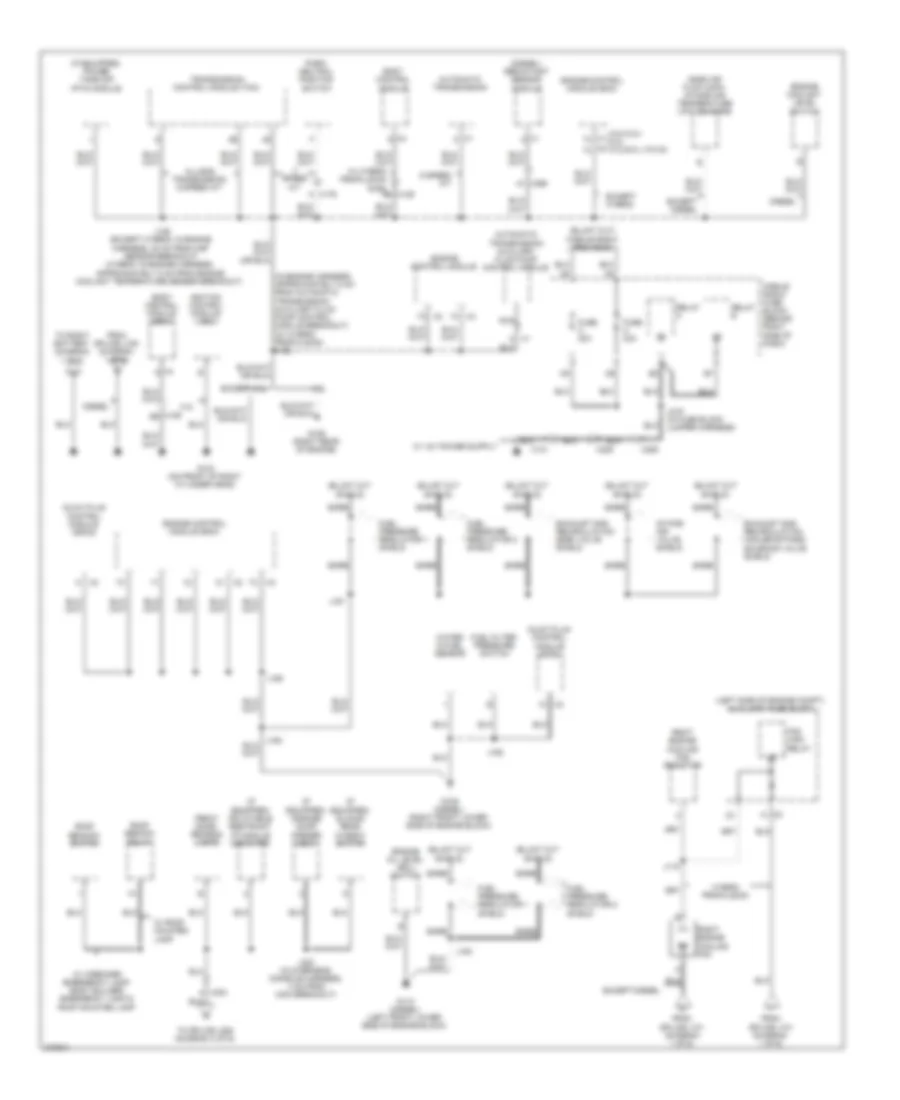 Ground Distribution Wiring Diagram 2 of 6 for GMC Sierra HD 2012 3500