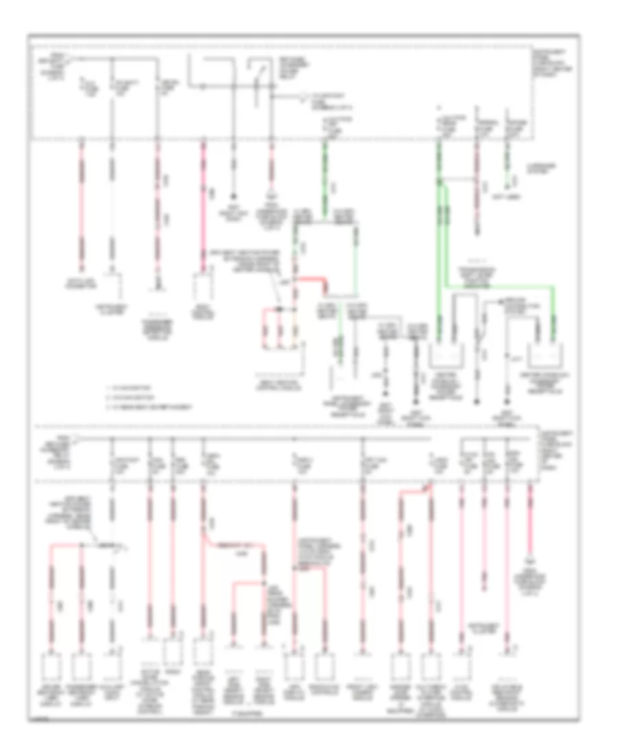 Power Distribution Wiring Diagram (3 of 4) for GMC Terrain SLE 2014