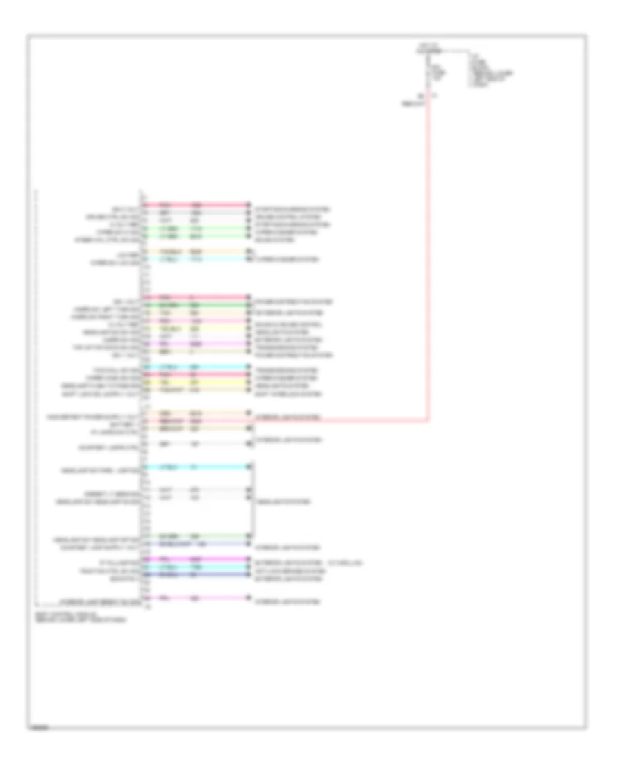 Body Control Modules Wiring Diagram 1 of 3 for GMC Yukon Denali 2007