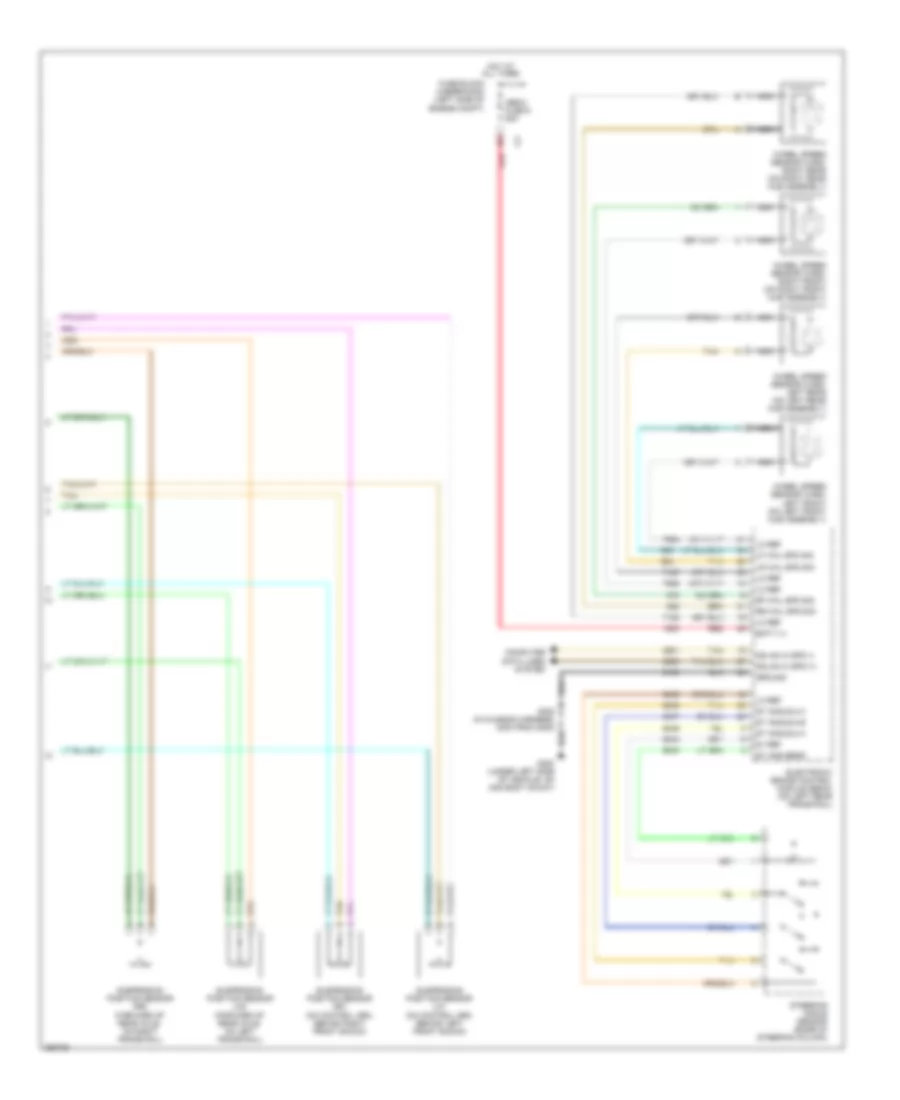 Electronic Suspension Wiring Diagram (2 of 2) for GMC Yukon Denali 2007