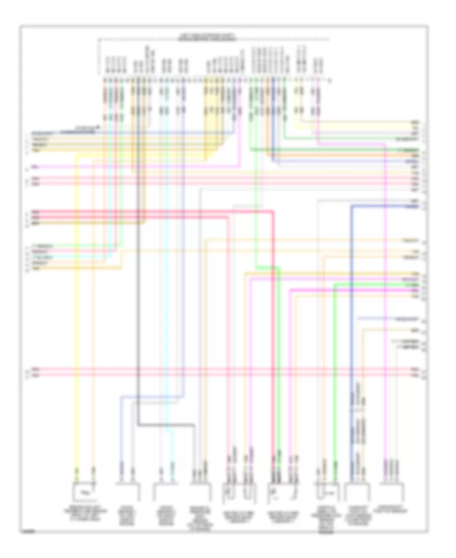 5.3L VIN J, Engine Performance Wiring Diagram (4 of 5) for GMC Yukon Denali 2007