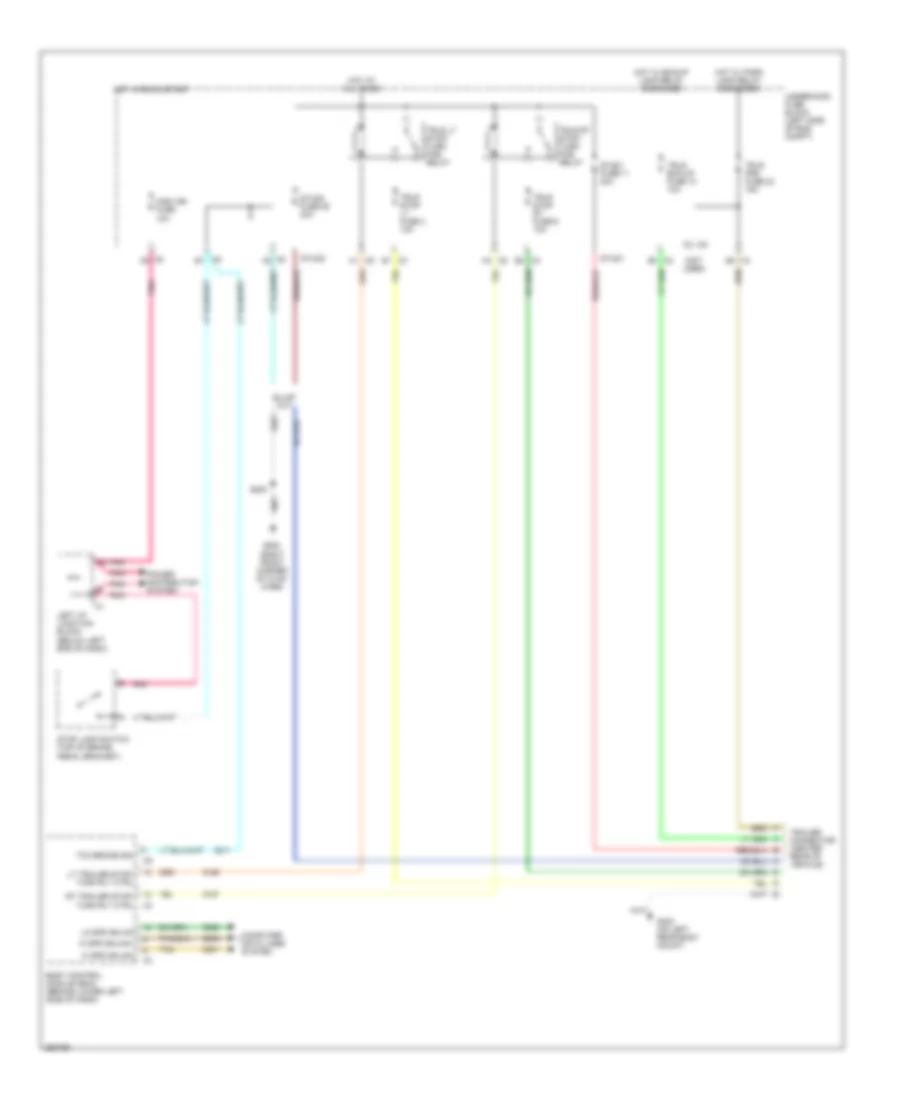 Trailer Tow Wiring Diagram for GMC Yukon Denali 2007