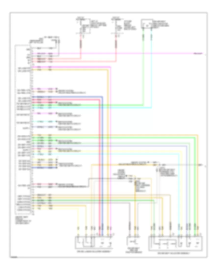 Driver s Memory Seat Wiring Diagram 1 of 2 for GMC Yukon Denali 2007