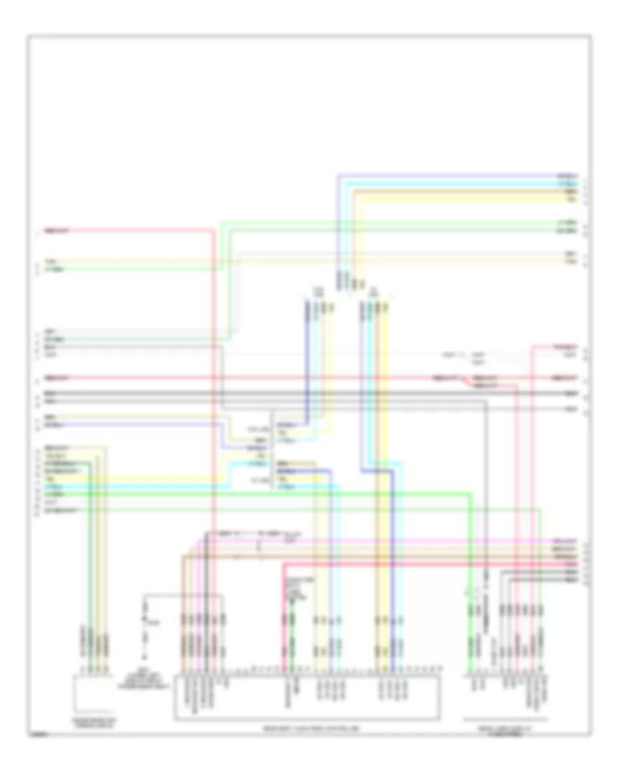 Navigation Wiring Diagram, without Y91  without UQA  without UQS (2 of 3) for GMC Yukon Denali 2007