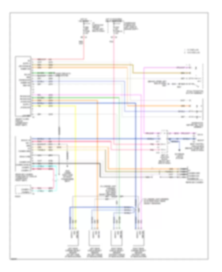 Parking Assistant Wiring Diagram for GMC Yukon Denali 2007