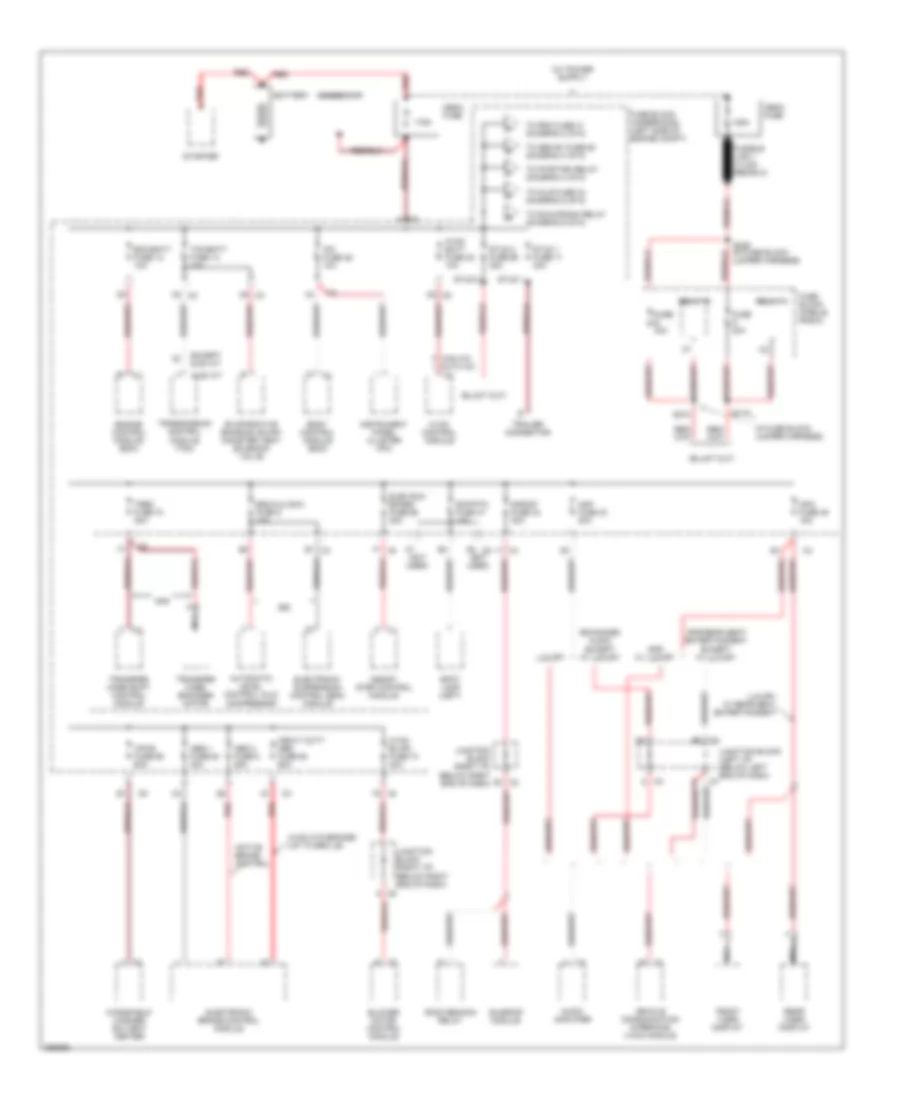 Power Distribution Wiring Diagram 1 of 6 for GMC Yukon Denali 2007