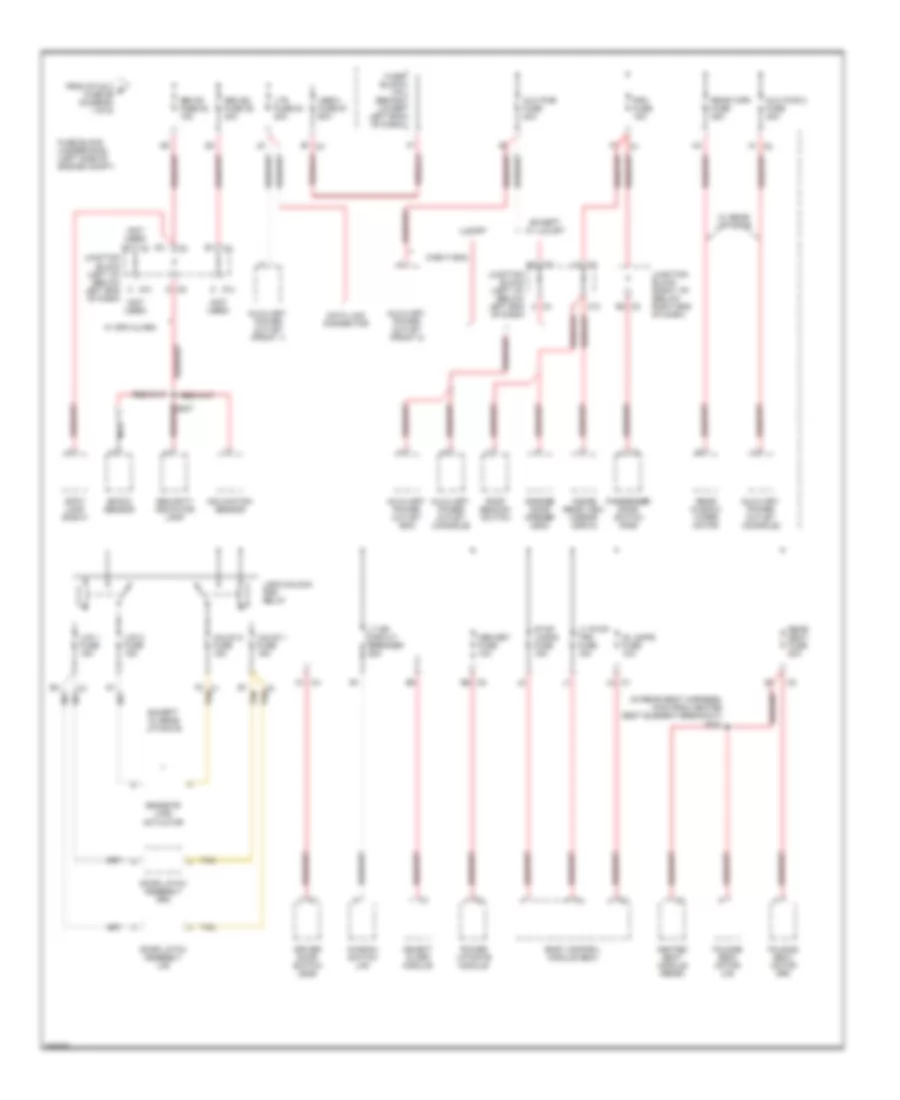 Power Distribution Wiring Diagram (3 of 6) for GMC Yukon Denali 2007