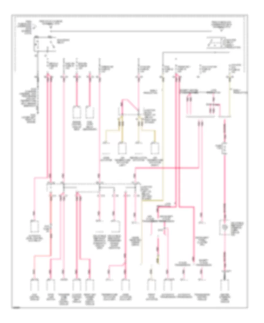 Power Distribution Wiring Diagram (6 of 6) for GMC Yukon Denali 2007