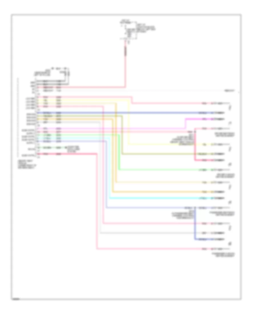 Front Heated Seats Wiring Diagram 1 of 2 for GMC Yukon Denali 2007