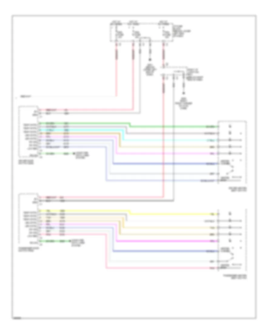 Front Heated Seats Wiring Diagram (2 of 2) for GMC Yukon Denali 2007