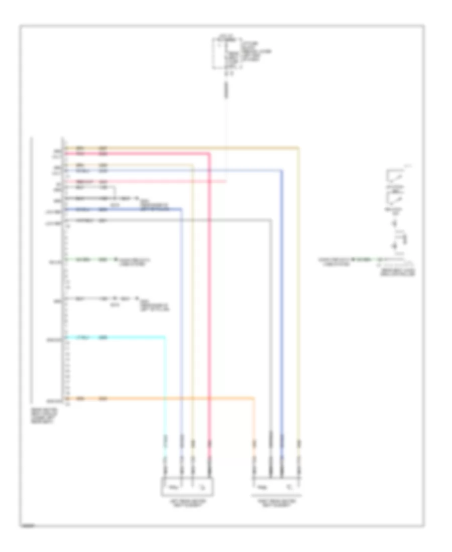 Rear Heated Seats Wiring Diagram for GMC Yukon Denali 2007