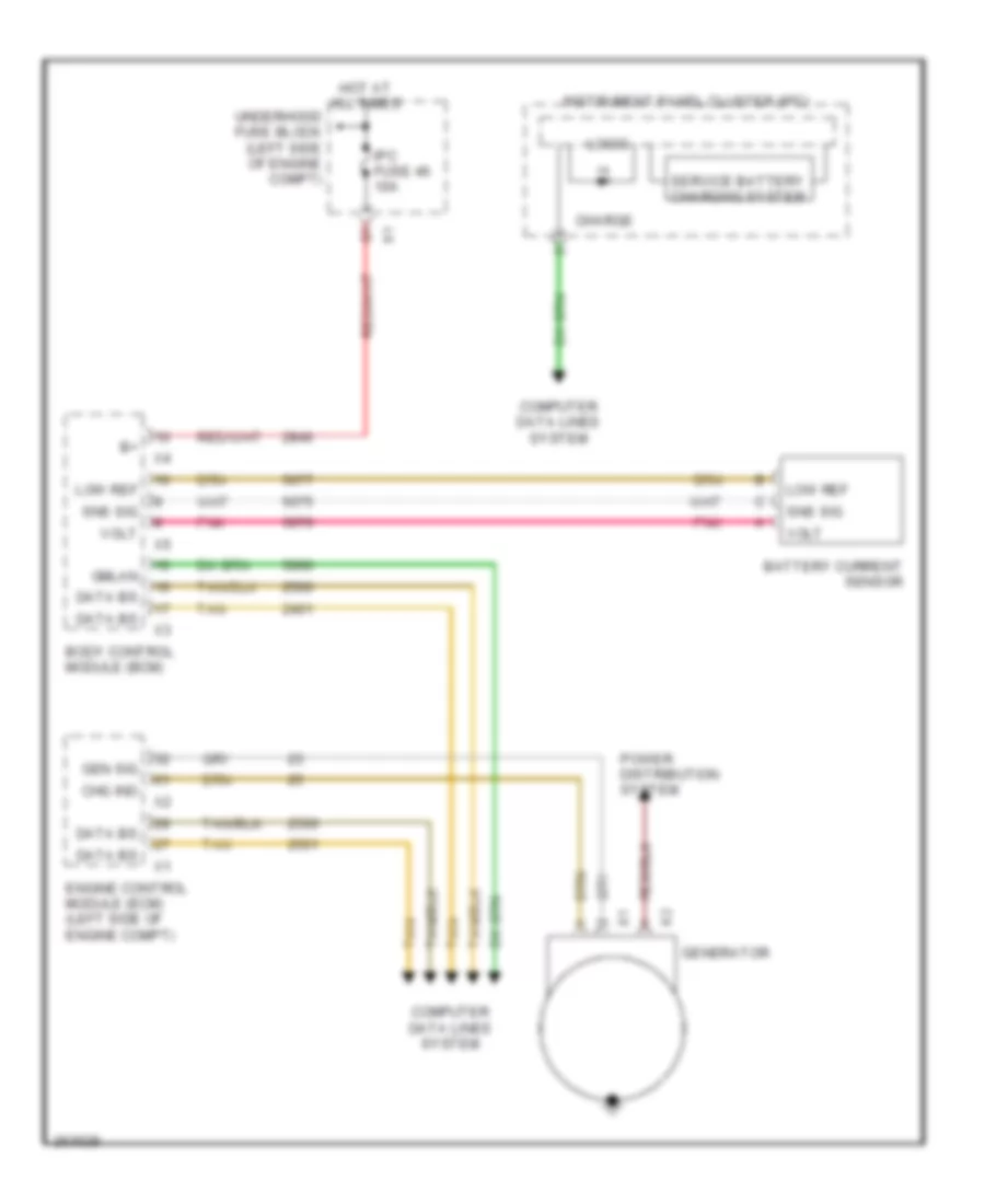 Charging Wiring Diagram for GMC Yukon Denali 2007