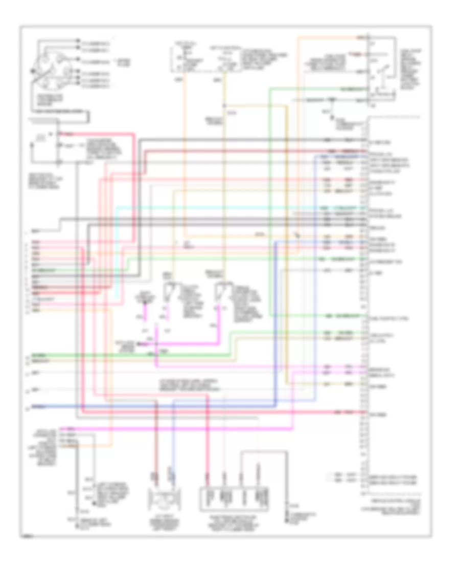 4.3L (VIN W), Engine Performance Wiring Diagrams, Commercial Chassis (4 of 4) for GMC Vandura P3500 1997
