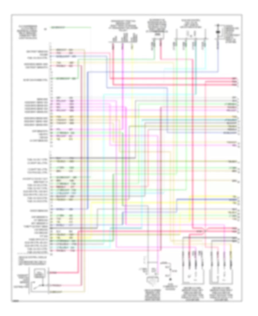 5 7L VIN R Engine Performance Wiring Diagrams Commercial Chassis 1 of 4 for GMC Vandura P1997 3500