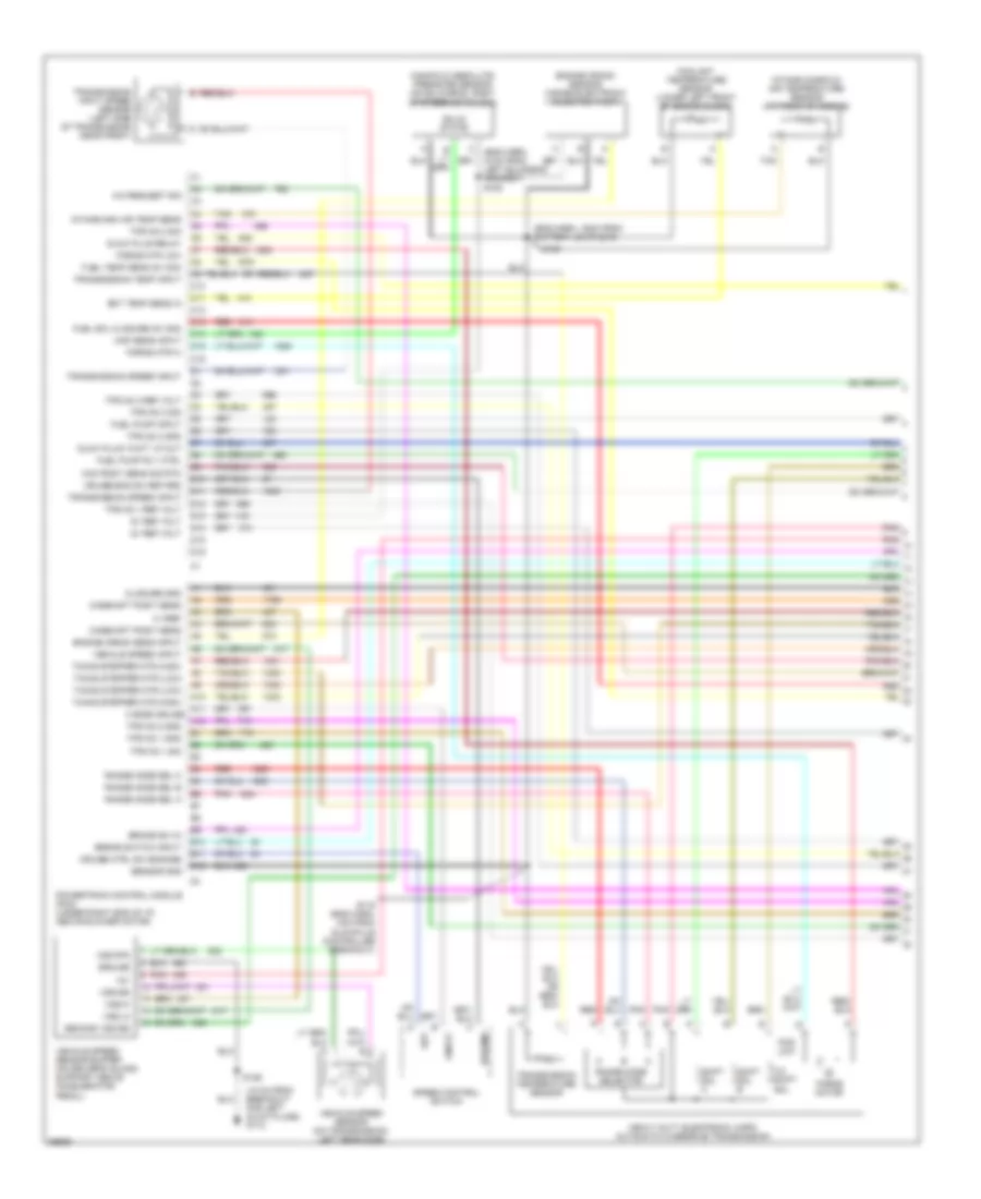 6.5L (VIN F), Engine Performance Wiring Diagrams, Motor Home Chassis (1 of 4) for GMC Vandura P3500 1997