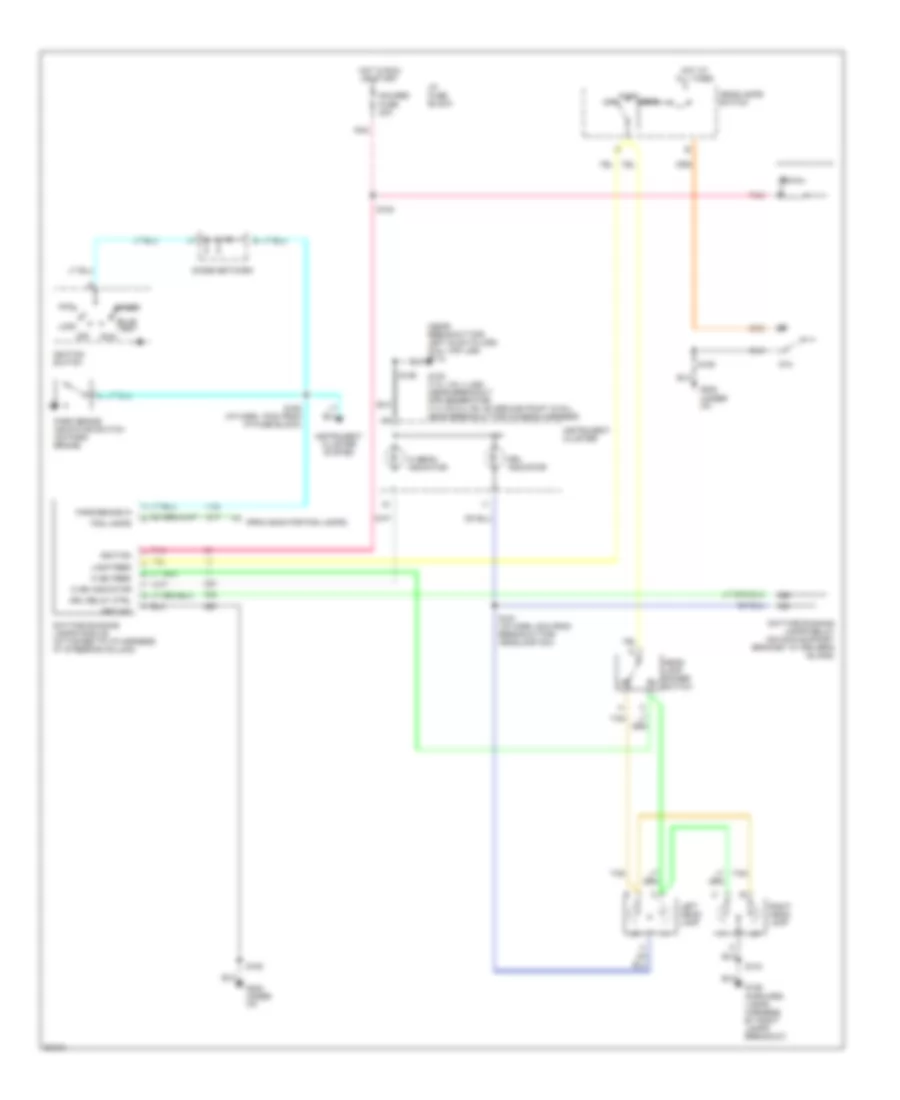 Headlight Wiring Diagram Motor Home Chassis with Single Headlamps with DRL for GMC Vandura P1997 3500