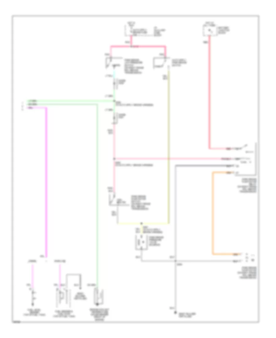 Instrument Cluster Wiring Diagram, Motor Home Chassis (2 of 2) for GMC Vandura P3500 1997