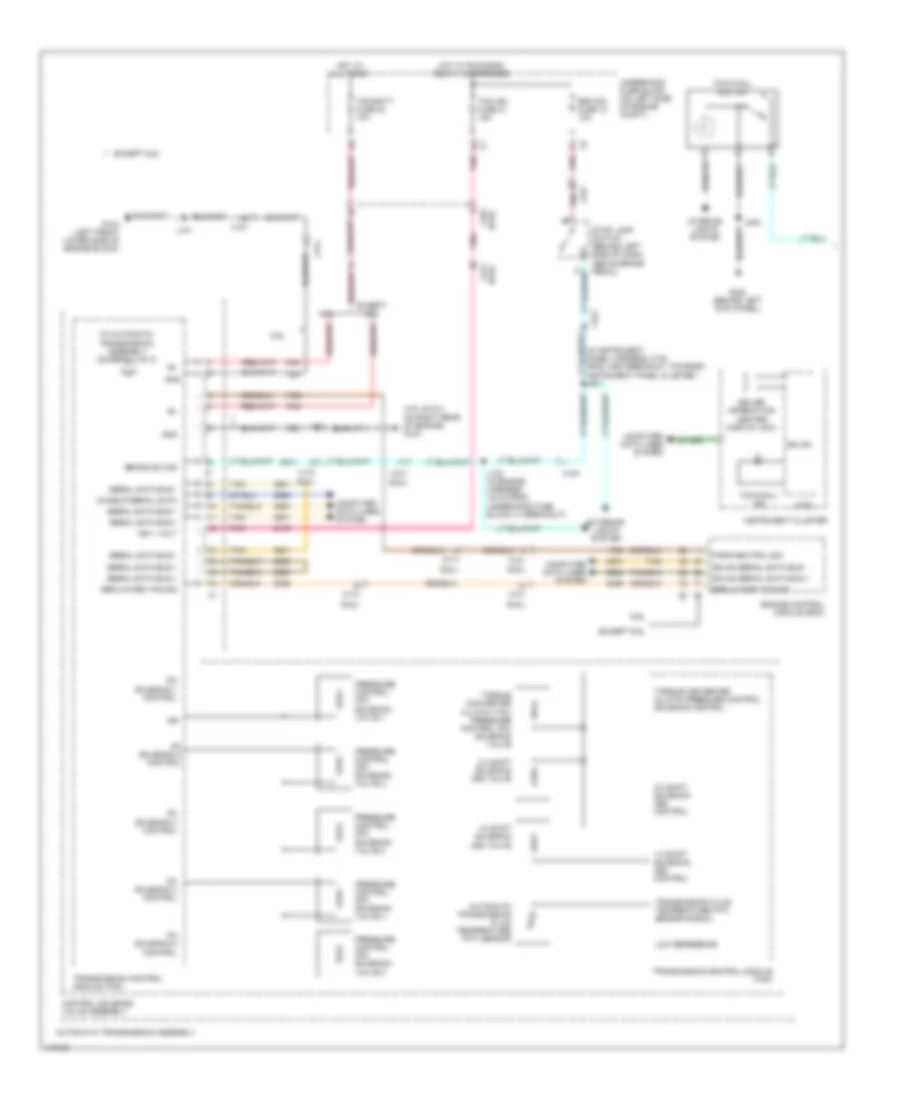 Transmission Wiring Diagram 1 of 2 for GMC Cutaway G2013 3500
