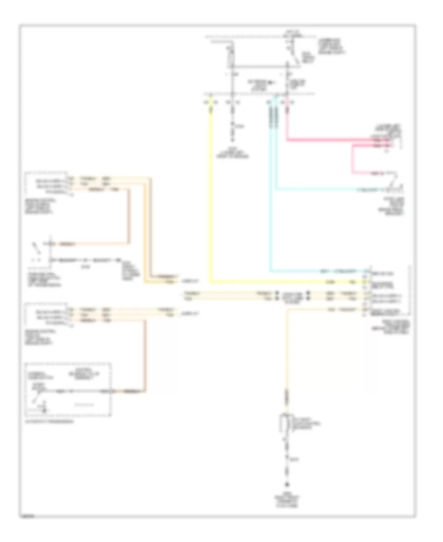 Shift Interlock Wiring Diagram for GMC Yukon XL C2007 1500
