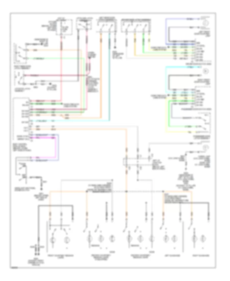 Courtesy Lamps Wiring Diagram for GMC Yukon XL C2007 1500