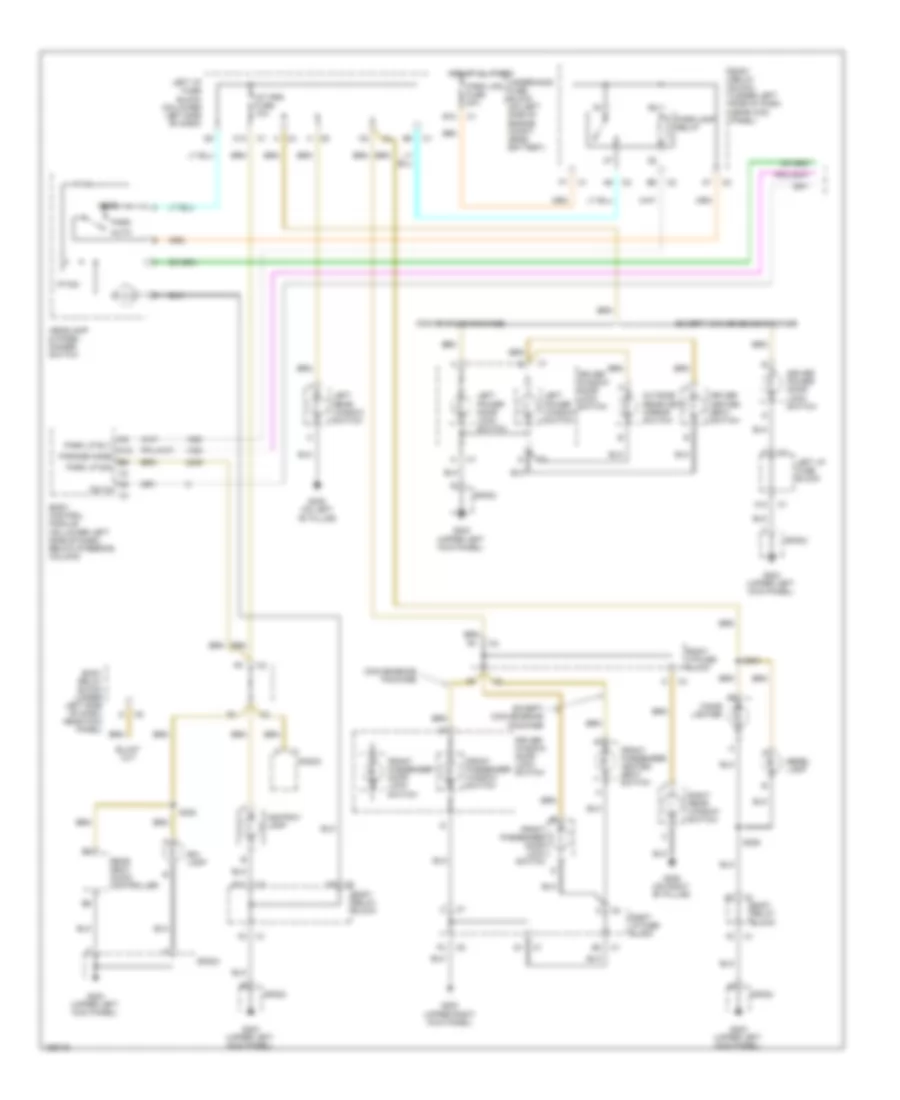 Instrument Illumination Wiring Diagram 1 of 2 for GMC Sierra 2002 3500