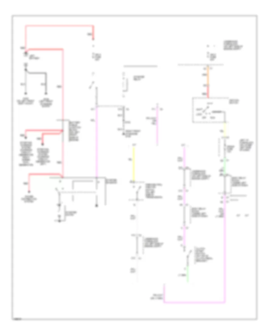 Starting Wiring Diagram for GMC Sierra 2002 3500