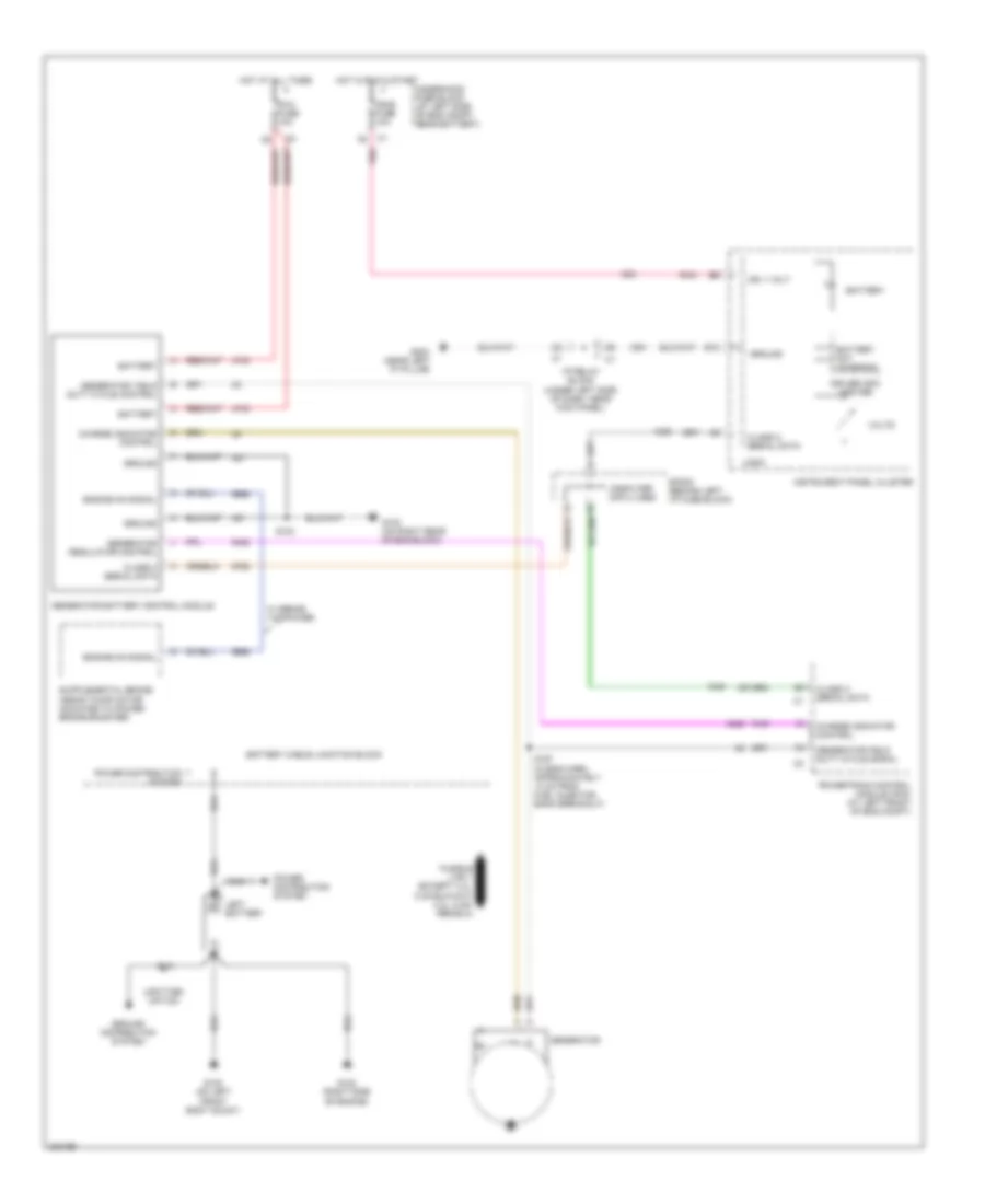 Charging Wiring Diagram for GMC Sierra HD 2006 1500