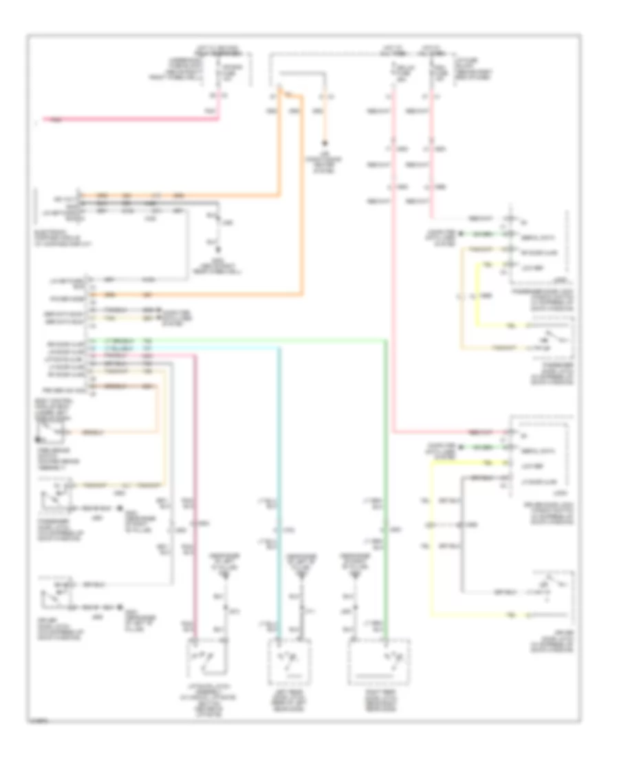 Instrument Cluster Wiring Diagram 2 of 2 for GMC Acadia SLE 2012