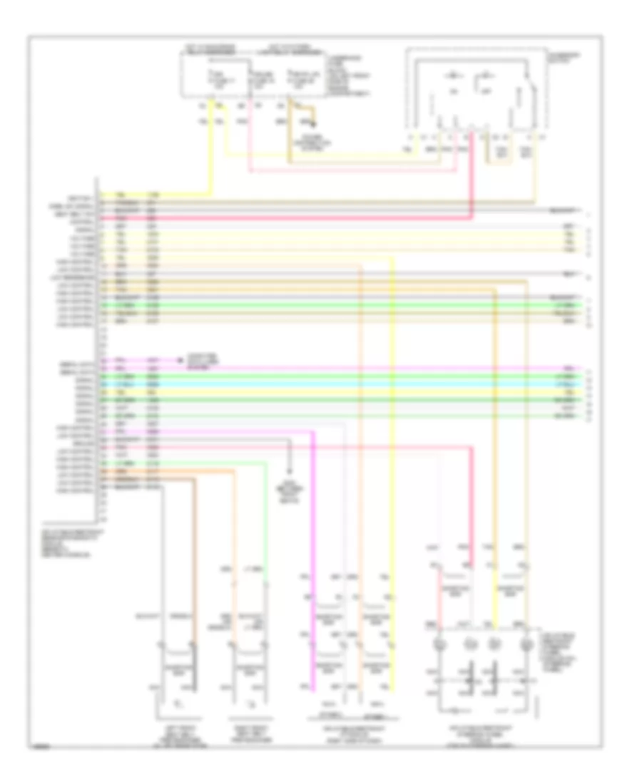 Supplemental Restraints Wiring Diagram 1 of 2 for GMC Canyon 2005