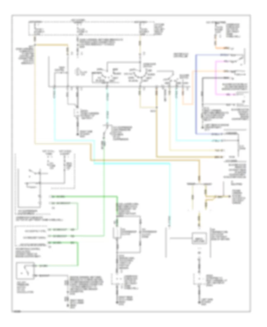 4 3L VIN W Manual A C Wiring Diagram for GMC Sonoma 2002