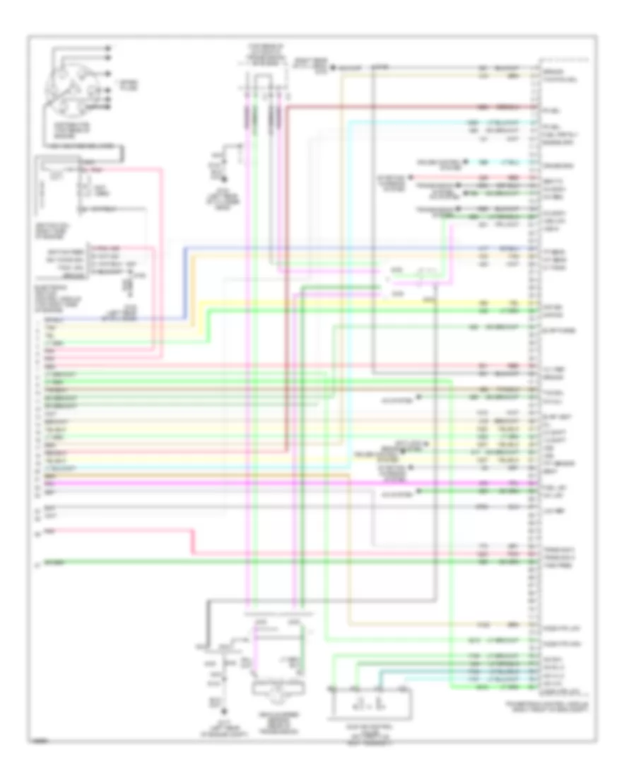 4.3L VIN W, Engine Performance Wiring Diagrams (4 of 4) for GMC Sonoma 2002