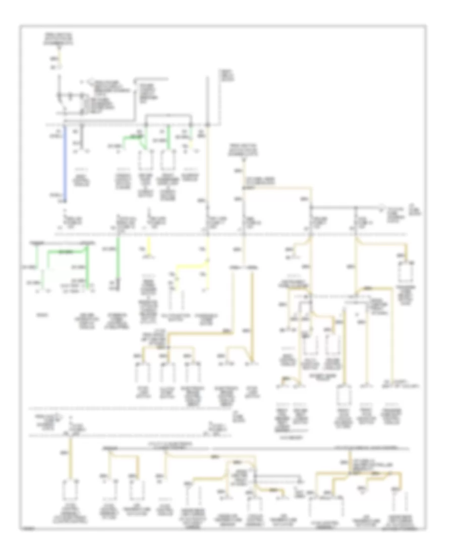 Power Distribution Wiring Diagram (5 of 5) for GMC Sonoma 2002